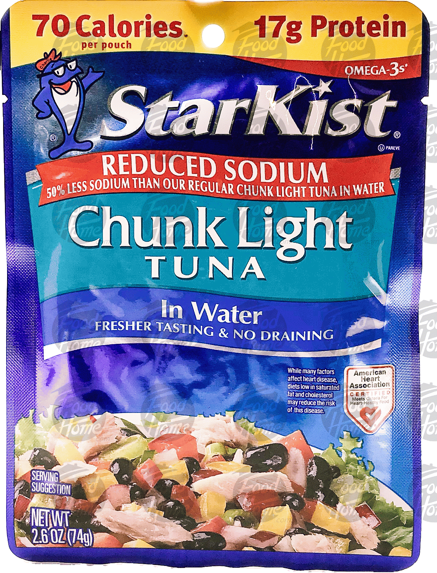 Starkist  chunk light tuna in water, low sodium Full-Size Picture